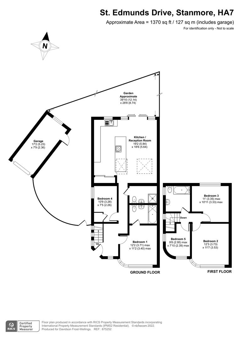 Property details for St. Edmunds Drive, Stanmore, HA7 Asking price £650,000 Sold (STC) Vebra